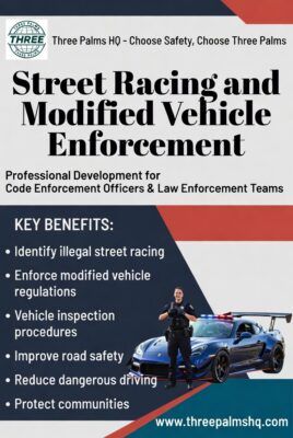 Street racing and modified vehicle enforcement.
