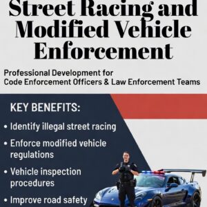 Street racing and modified vehicle enforcement.